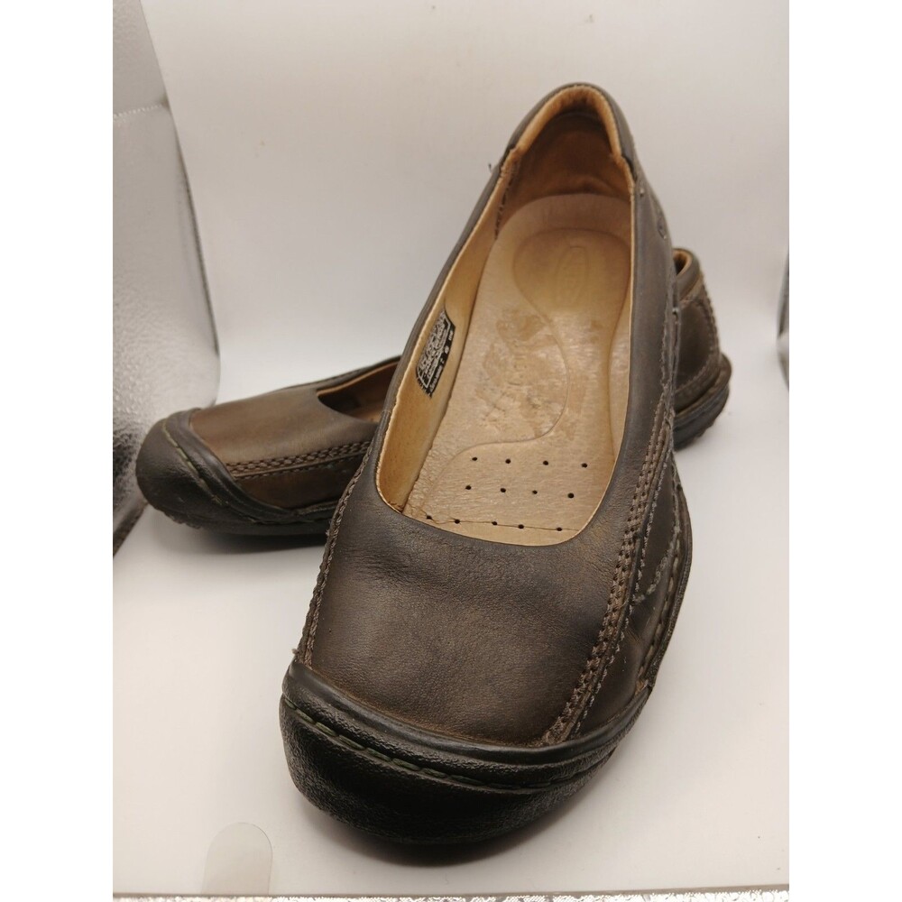 KEEN Women’s Size 7.5 Golden BALLERINA Shoe Brown Leather Ballet FLATS Comfort